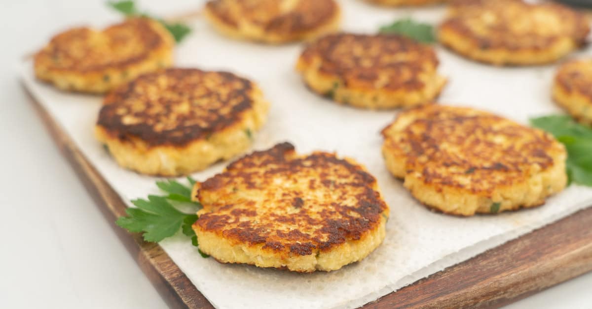 Cauliflower Fritter My Kids Lick The Bowl