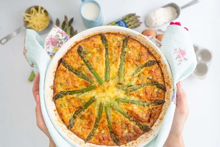 Asparagus Quiche - My Kids Lick The Bowl