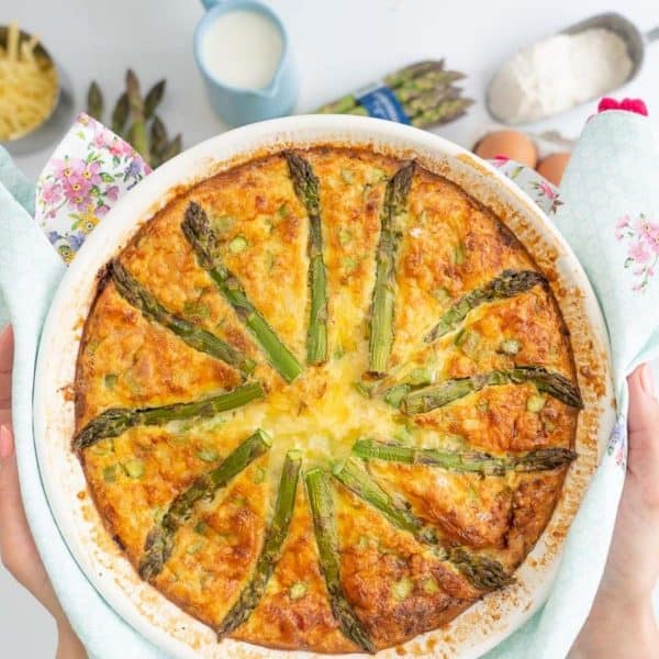 Asparagus Quiche - My Kids Lick The Bowl