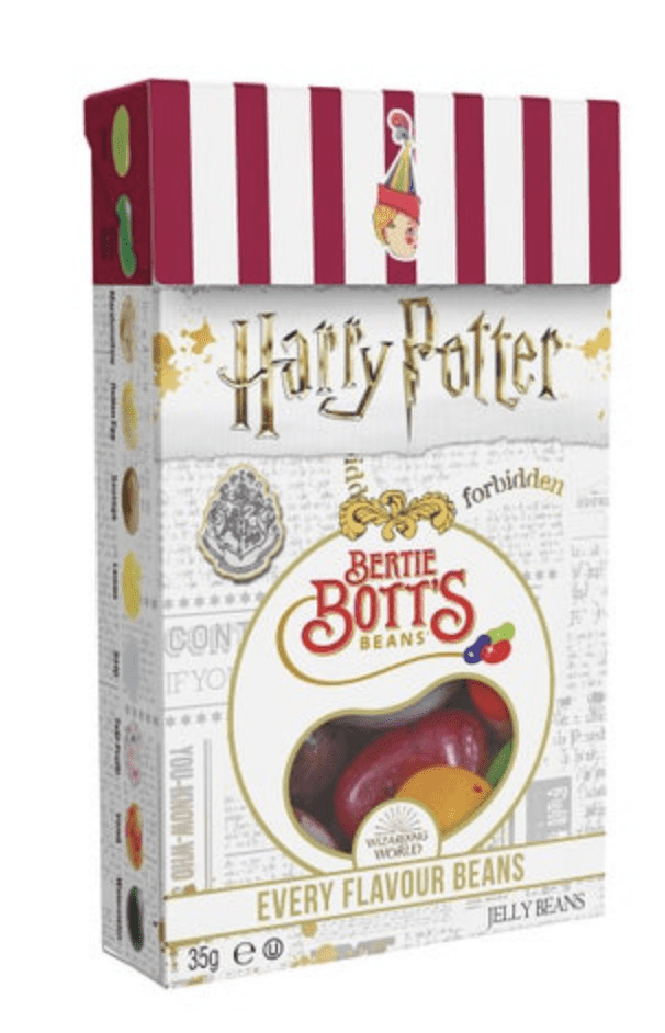 A packet of bertie botts every flavour beans by jelly belly.