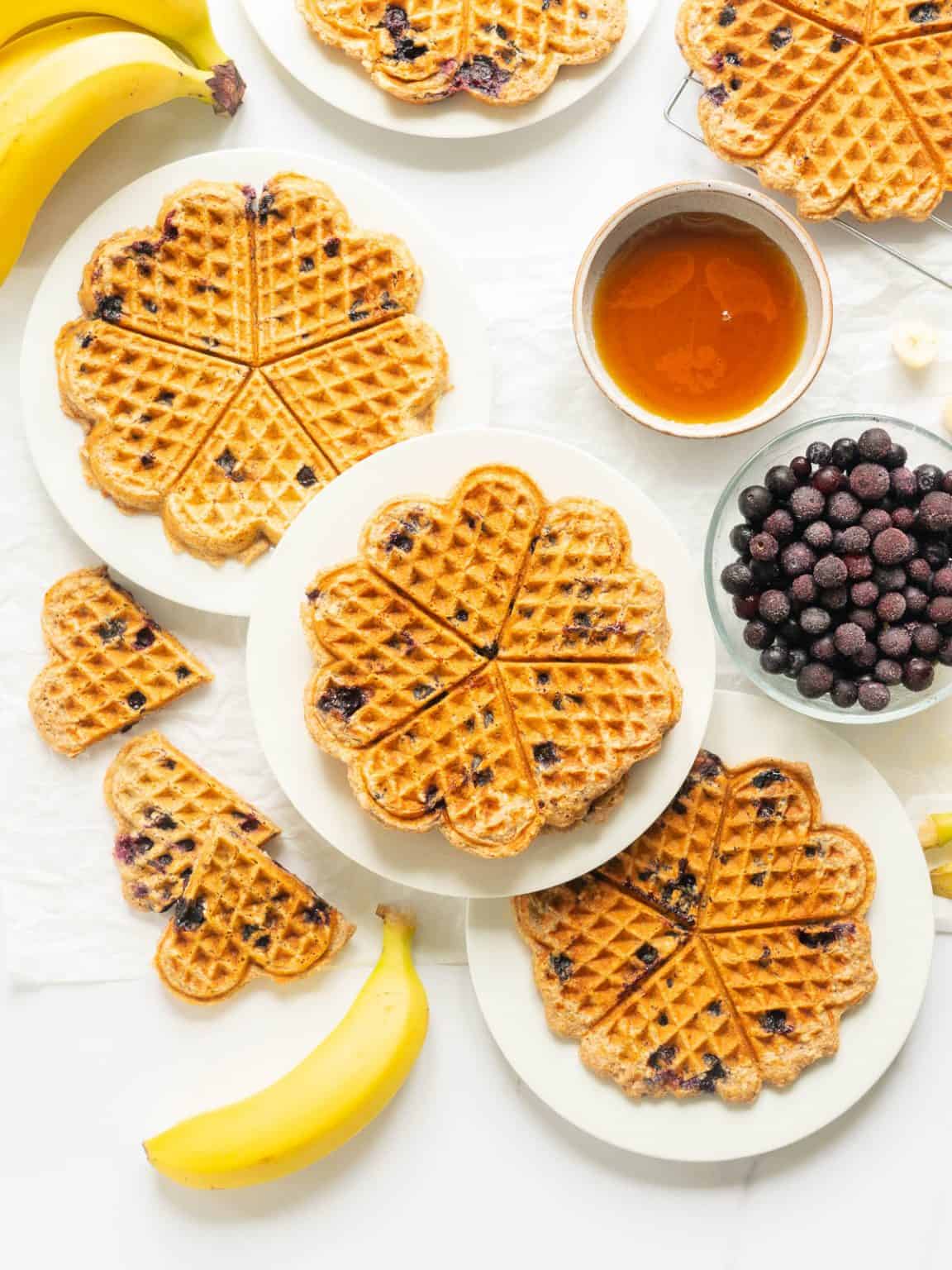 Healthy Waffle Recipe Refined Sugar Free My Kids Lick The Bowl   Healthy Banana Waffles 16 1152x1536 