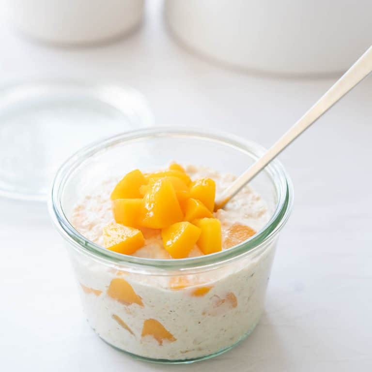 Peach Overnight Oats