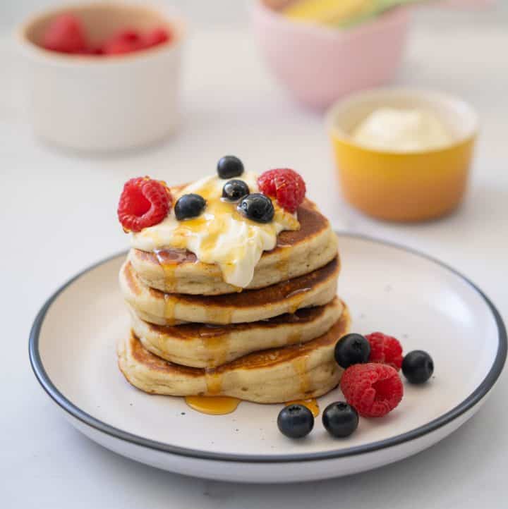 Perfect pancakes without eggs - My Kids Lick The Bowl