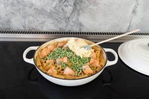 Salmon pasta bake - My Kids Lick The Bowl