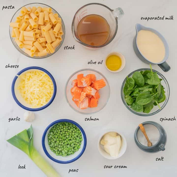 Salmon pasta bake - My Kids Lick The Bowl