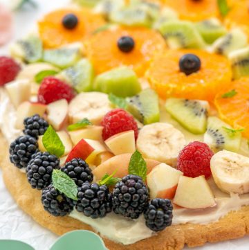 Fruit Pizza For Easter - My Kids Lick The Bowl