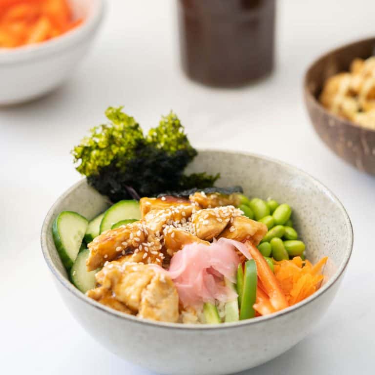 Teriyaki Chicken Sushi Bowl