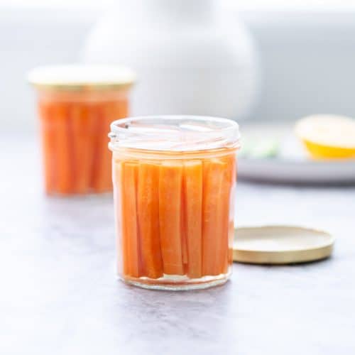 Quick Pickled Carrots - My Kids Lick The Bowl