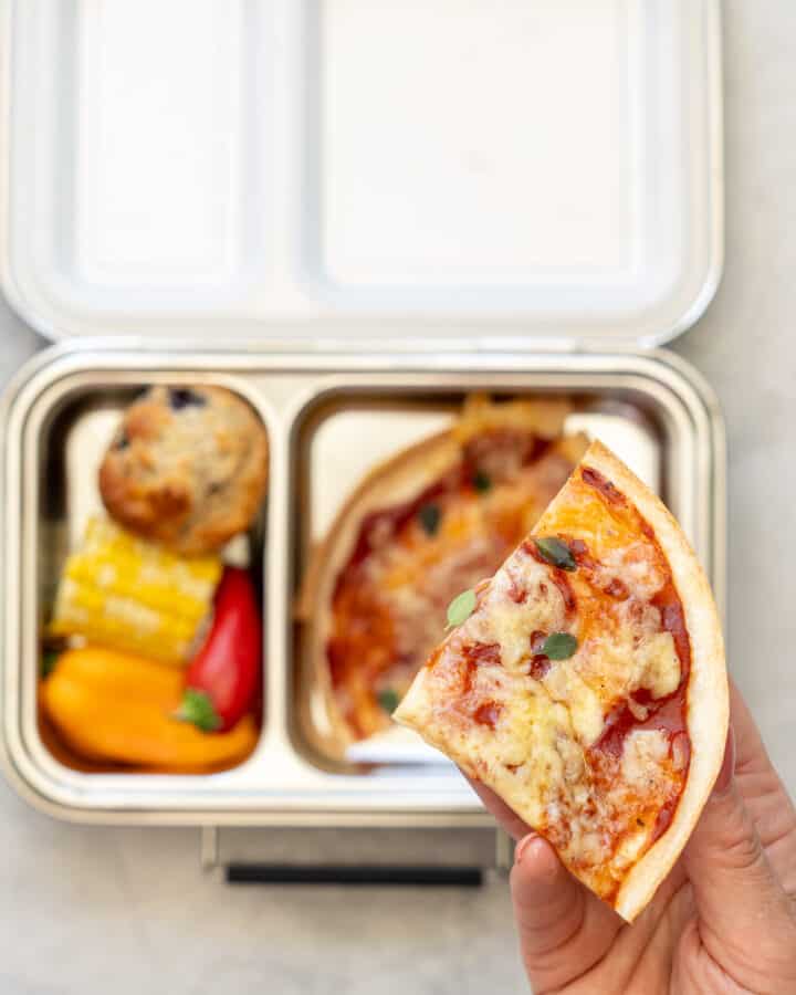 Tortilla Pizza - My Kids Lick The Bowl