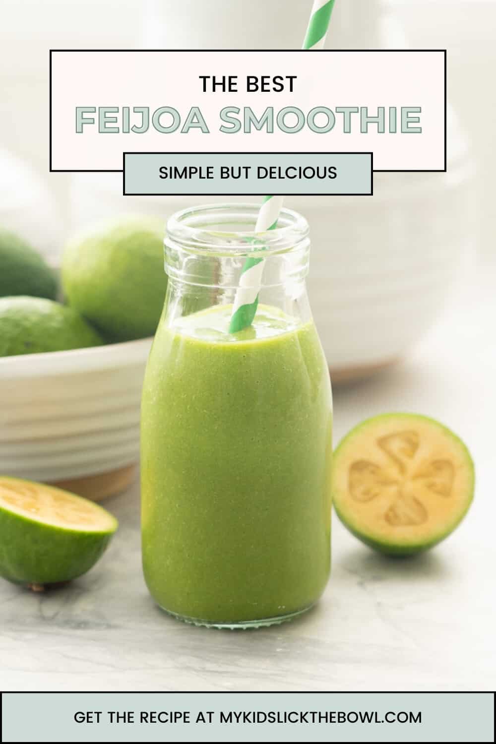 Feijoa Smoothie - My Kids Lick The Bowl