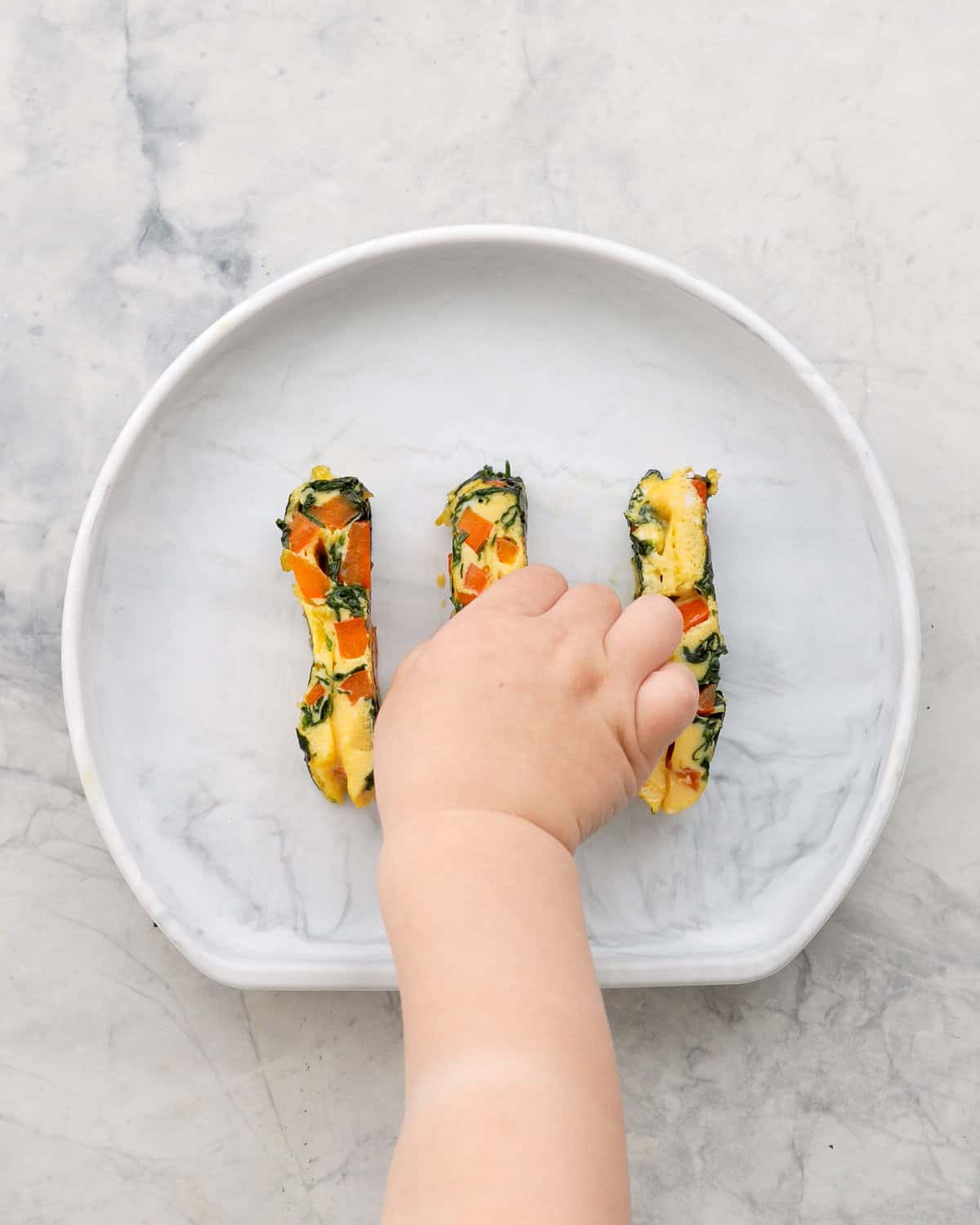 Spinach Omelette Fingers