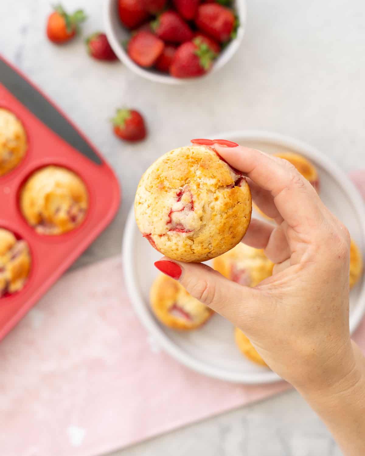 Strawberry Muffins